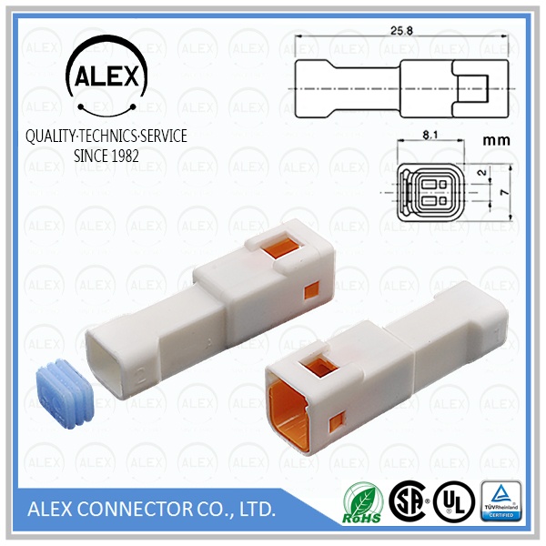Tab Housing / .079"(2.00mm) Waterproof Connectors System